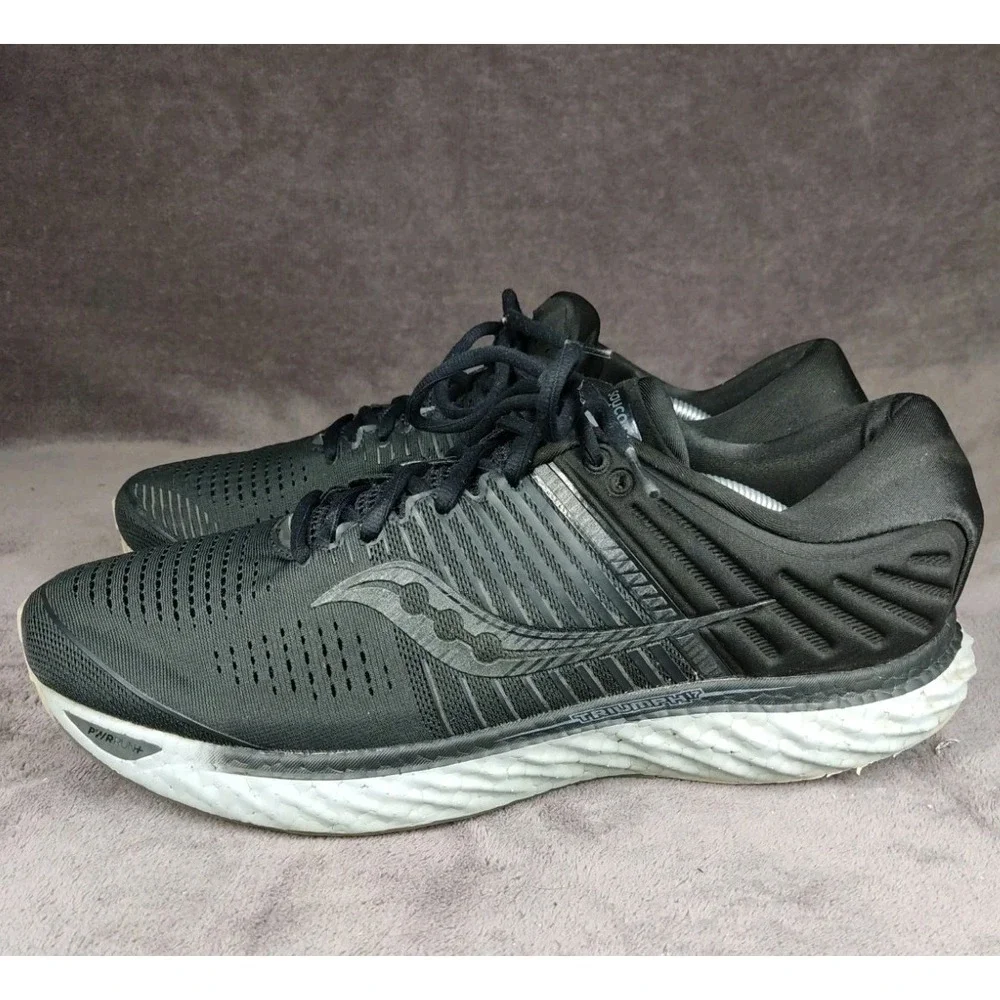 Saucony Triumph‎ 17 Low Top Mens Size 12.5 Black Running Sneakers S20546-35
